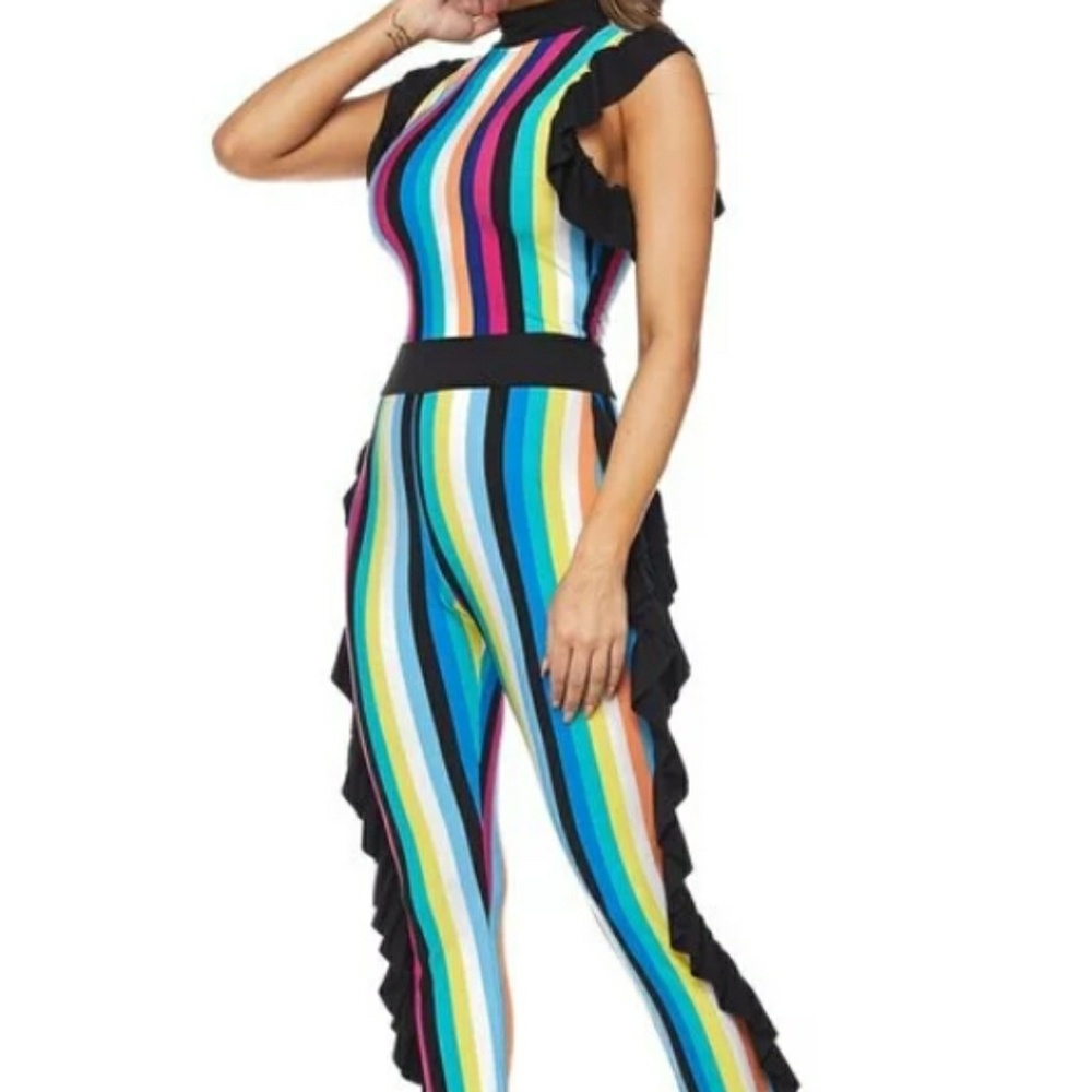 Shani Gamarra Ruffle Jumpsuit